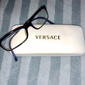 Versace Optical Glasses Black and Blue